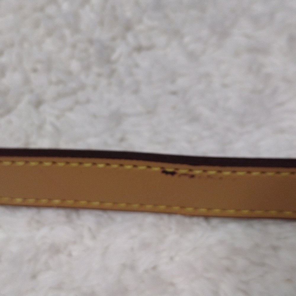 Purse Strap Beige 4 Eyelet Adjustable 47"-52" Long x 3/4" Wide #135-11 - Picture 12 of 16